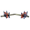 Positioning clamp (63-250mm, broken, 2 clasps) for electrofusion welding C63-250