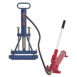 Hydraulic squeeze off tool for PE pipes...